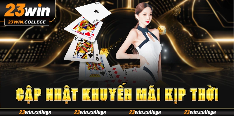 Cập nhật khuyến mãi siêu hời tại 23win